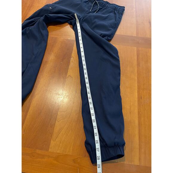 Weatherproof Vintage Jogger Pant Womens Large 14/16 Blue Navy Fleece Lined Cargo - Picture 9 of 11